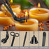 DANGSHAN 3 in 1 Candle Accessory Set - Wick Trimmer, Snuffer, Dipper with Gift Package for Candle Lovers (Black)...