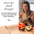 Tuuli Kitchen – Salami Wooden Cutting Board, Specially Designed Beechwood Charcuterie Boards, Cutting Board Coated with Oil, 37 x 5.5 cm...