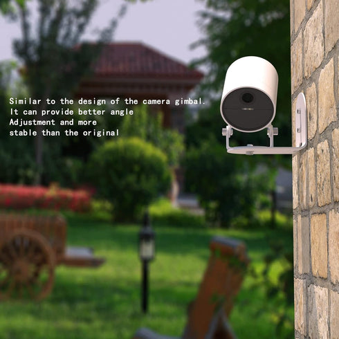 Metal Wall Mount for SimpliSafe Outdoor Camera, Anti-Drop, 360 Degree Adjustment Swivel Mount Bracket (Camera Not Included) (1 Pack)...