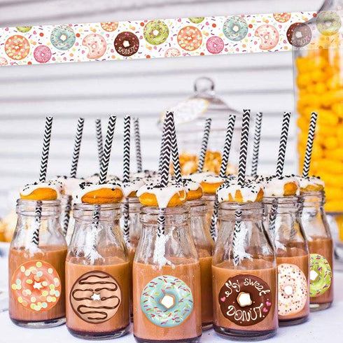Donut Bulletin Board Border 36ft Straight Classroom Family Party Decoration 1 Roll...