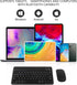 Ultra-Slim Bluetooth Keyboard and Mouse Combo, Rechargeable Portable Compact Wireless Mouse Keyboard Set for PC Computer Tablet Laptop iPad Smartp...