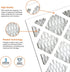 12x12x1 Furnace Air Filters 2 Pack, MERV 11 MPR 1000 & FPR 7 Filtering, HVAC Air Filter Replacement (exact dimensions: 11 3/4"x 11 3/4"x3/4")...