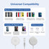 15W Magnetic Wireless Charger with Kickstand for iPhone 15/14/13/12 Series, Airpods 3, Magsafe Wireless Fast Charging Pad for Samsung Galaxy S24 S...