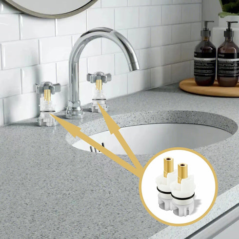 RP25513 Faucet Repair Kit for Delta, Replacement Kit for Delta Two Handle Faucet Repair Kit, Faucet Replacement Parts for Delta Including RP4993 S...