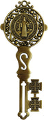 Angelitos de Mexico Big Saint Benedict Key for Home Protection Wall Decor Hang on Door House Blessing...
