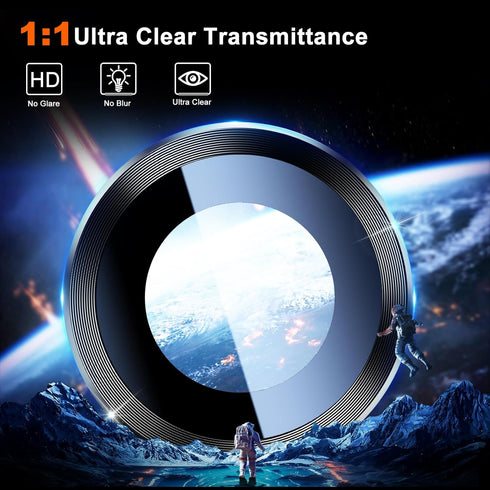 UniqueMe Compatible for Z Fold 5 camera lens protector, Titanium Military-Grade Protection, High Transmittance, Case Friendly, Scratch Resistant C...
