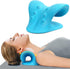 Neck Stretcher for Pain Relief, Neck and Shoulder Relaxer Cervical Traction Device Pillow for Muscle Relax and TMJ Pain Relief (Blue)...