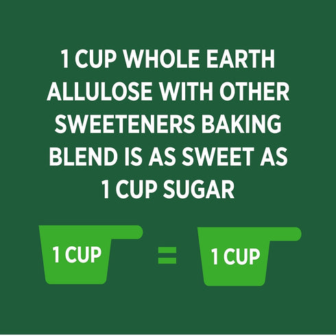 Whole Earth Sweetener Co. Allulose Baking Blend, Granulated, Plant-Based Sugar Alternative, 12 Ounces, 0.75 Pound (Pack of 1)...