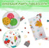 2 Pack Dinosaur Graduation Tablecloths, Dinosaur Table Cover for Birthday, Dino Themed Party Decorations Supplies Kindergarten Preschool Grad, Par...