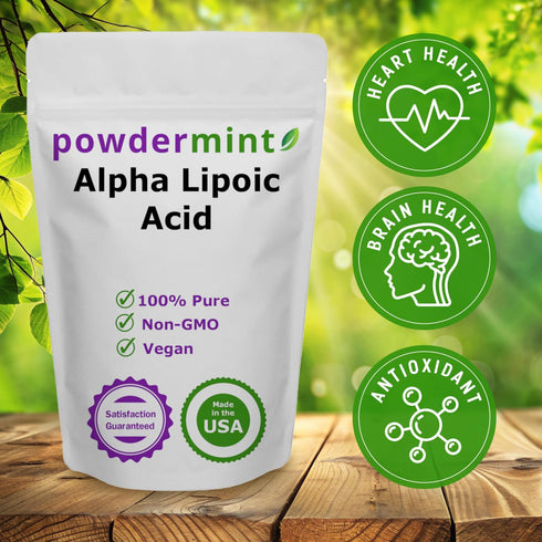 Alpha Lipoic Acid Powder (RS-ALA, Pure ALA) (Multiple Sizes) Antioxidant (100 Grams) Scoop Included...