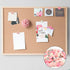 40Pcs Rose Theme Push Pins Rose Thumb Tacks Decorative Flower Cork Board Tacks for Bulletin Board, Photos Wall Maps and Other Offices Schools Supp...