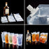 Concealable Cruise Ship Rum Sneak Flask Kit Set (4x16oz, 4x8oz)...
