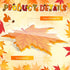 Qilery Fall in Love with Learning Bulletin Board Set Autumn Maple Leaves Pumpkin Cutouts Fall Theme Classroom Decorations for Thanksgiving School ...