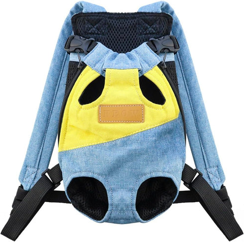 Pet Carrier Backpack, Adjustable Backpack Legs Out Easy-fit Chest Carrier for Small Dogs Cats Puppies...