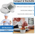Angel's Peel Lounge Disposable Ramekins - Durable cup cake pans for baking - Aluminum Foil Ramekin for Tart, Appetizer-Utility, Muffin, Souffle, o...