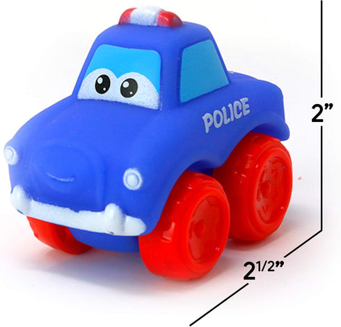 Big Mo's Toys Baby Cars - Soft Rubber Toy Car Set Small Vehicles for Babies and Toddlers - 12 Pieces...