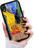 for iPhone Xs, iPhone X, Art Design Soft Back Case Phone Cover, HOT12034 Van Gogh Cafe Terrace at Night 12034...