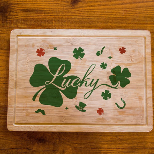 2Pcs 11x8.5inch Saint Patrick's Day Silk Screen Stencils, Lucky Four-leaf Clovers Self-Adhesive Stencils Reusable Silkscreen Mesh Stencils for Pri...