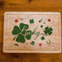 2Pcs 11x8.5inch Saint Patrick's Day Silk Screen Stencils, Lucky Four-leaf Clovers Self-Adhesive Stencils Reusable Silkscreen Mesh Stencils for Pri...
