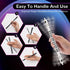 2 Colors Pen Spinning with Silicone Bracelet, Metal Heads Gaming Finger Pen, 8.5In Weighted Rotating Ballpoint Pen, Spinning Pen for Student Adult...