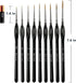 9PCS Miniature Paint Brushes - Detail Paint Brush Set, Small Paint Brush, Thin Paint Brushes, Paint Brushes for Kids, Model Paint Brushes, Artist ...