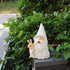Garden Gnome, Wizard Gnome 3D Dwarves, Polyresin Outdoor Sculpture Victory Gesture Gnome Statue Garden Figurine Art Garden Decoration for Lawn Yar...