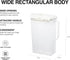 LocknLock Aqua Fridge Door Water Jug with Handle BPA Free Plastic Pitcher with Flip Top Lid Perfect for Making Teas and Juices, 2 Quarts, Ivory...