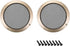 uxcell 2pcs 4" Speaker Grill Mesh Decorative Circle Subwoofer Guard Protector Cover Accessories...