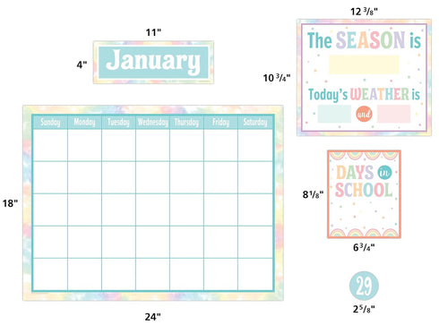 Teacher Created Resources Pastel Pop Calendar Bulletin Board...