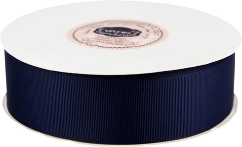 VATIN 1-1/2" Solid Navy Blue Grosgrain Ribbon Spool -50 Yards, Great for Sewing, Gift Wrapping, Hair Bows, Flower Arranging, Home Decorating...