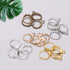 150 Pcs Hypoallergenic French Earring Hooks Leverback Earwires Round Earring Hooks Earring Supplies Findings Ear Wire with Open Loop for Earring D...