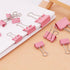Pink Binder Clips Paper Clamps, Assorted Sizes Set (Small, Medium, Large) for Office School and Home Supplies...