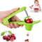 Stainless Steel Multi-Function Olives & Cherry Pitter Tool with Lock Design - Heavy-Duty Fruit Pit Remover for Jam Making...