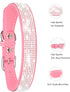 Petank Dog Collar for Small Medium Large Dogs?Small Dog Collar for Female Dogs, Bling Girl Dog Collars, Pink Dog Collar, Rhinestone Puppy Collars ...