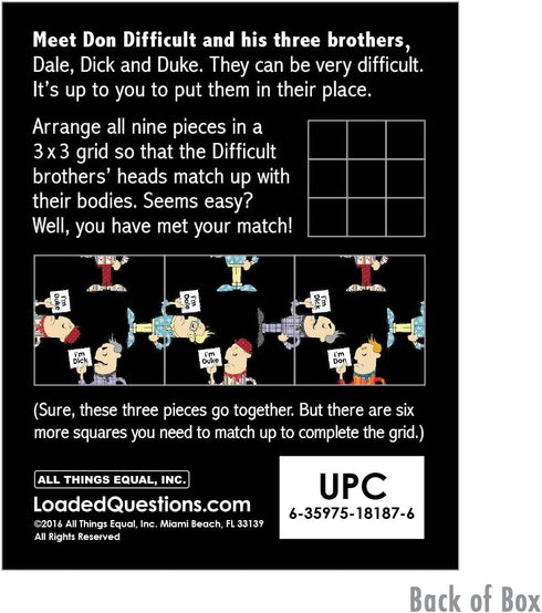 Meet Your Match - The Fun & Challenging 9-Piece Puzzle/Game/Brainteaser...
