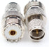 Mini UHF Male to UHF Female Connector Pl259 Coax Adapters UHF to Mini uhf Coaxial Adapter SO239 RF Adapter 2Packs...