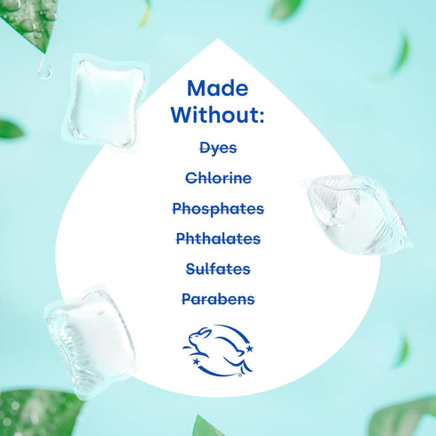 Dropps Stain & Odor Laundry Detergent Pods: Orange Blossom | 64 Count | HE Compatible + All Washers | Cold Wash + All Temperatures | Tackles Tough...