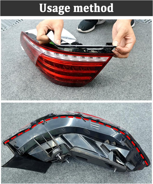 13Ft Car Headlight Sealant Butyl Tape,Waterproof Sealant Caulking Tape Avoids Noise & Leakage,Universal Car Accessories Sealing Tape for Car Truck...