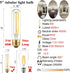 LiteHistory Tubular Light Bulb 6W Equal E26 LED Bulb 60 Watt dimmable Neutral White 4000K E26 Edison Bulb AC120V 600lm T9 T10 LED Bulb for Rustic ...