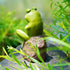 Frog Statue Decoration, Creative Garden Frog, Figurine Deco Crafts Animal Sculptures, Individual Decoration for Yard Garden Outdoor Indoor....