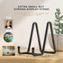 3 Pack 3 Inch Plate Stands for Display - Metal Square Wire Plate Holder Display Stand + Picture Frame Stand Holder Easel for Decorative Plate, Boo...