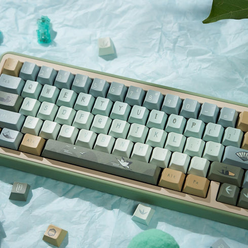Sumgsn Keycaps 131 Keys Cherry Profile PBT Dye Sub Keycaps Set Fit for 60% 65% 75% 95% Mechanical Keyboard Cherrry Mx Switches...