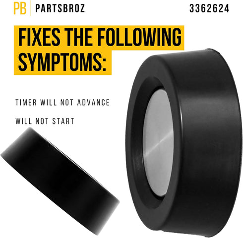 WP3362624 Timer Knob Kenmore Washer AP6008101 Part 110.92274100 110.92282100 110.82874120 110.82980120 110.84419810 110.82891120 110.82427620 110.82427730 110.82427800 110.82427810 110.82427820