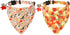 ADOGGYGO Fall Cat Collars Breakaway with Removable Bandana, Adjustable Autumn Thanksgiving Cat Collar Cute Fall Leaves Cat Bandana Collar for Cats...