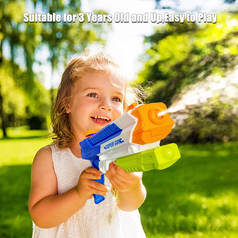 Water Guns for Kids - Summer Soaker Squirt Guns, 400CC/40ft for 3 Years Old and up Boys Girls Adults - 2 Pack Outdoor Toy for Swimming Pool Yard L...