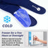 Wisdom Teeth Ice Pack Head Wrap, Face Ice Pack for Jaw Oral Surgery Pain Relief for TMJ, Teeth Removed, 4 Cold Therapy Gel Packs Reusable, Blue...