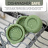 Silicone Replacement Caps | 48mm Diameter Bottle Lids That Fit Perfectly Stanpac & Libbey Milk Glass Bottles | Reusable, Long-Lasting and Easy to ...