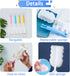 INVODA Cleaning Brush Set, 8PCS Portable Bottle & Nipple Brushes Sponge Material, Soft & Fluffy Texture, Comfortable Grip, Hanging Holes, BPA Free...
