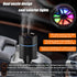 Waterless Car Diffuser for Essential Oils, 300ml Dual Nozzle Battery Powered Humidifier,Smart Car Air Freshener Diffuser with Colorful Lights and ...