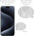 Pokolan (3-Pack) Screen Protector for iPhone 15 Pro Tempered Glass Film, 9H Hardness, Bubble Free, Easy to Install, Case Friendly...
